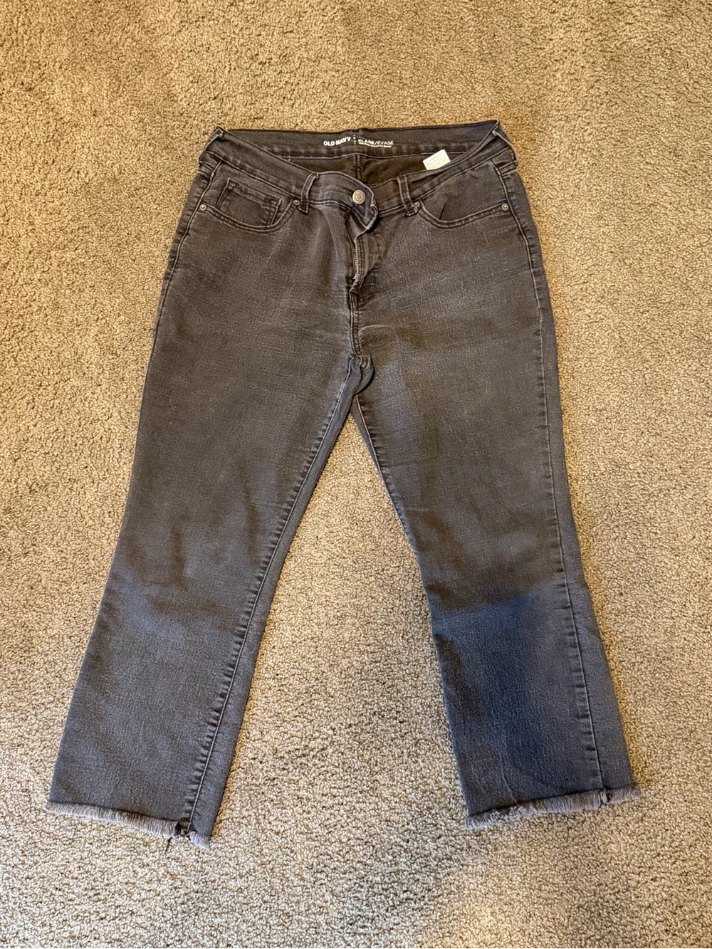 Old Navy Black Cropped Jeans